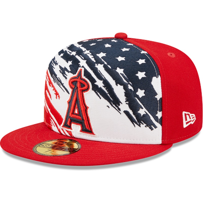 New Era  Los Angeles Angels Independence Day 2022 59FIFTY Fitted Hat