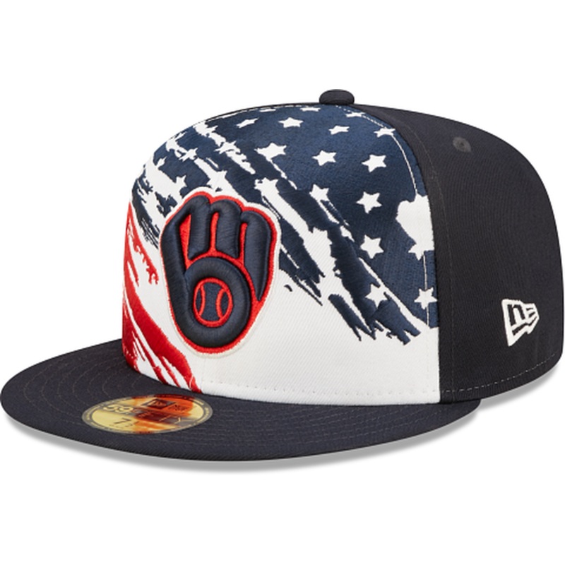 New Era  Milwaukee Brewers Independence Day 2022 59FIFTY Fitted Hat