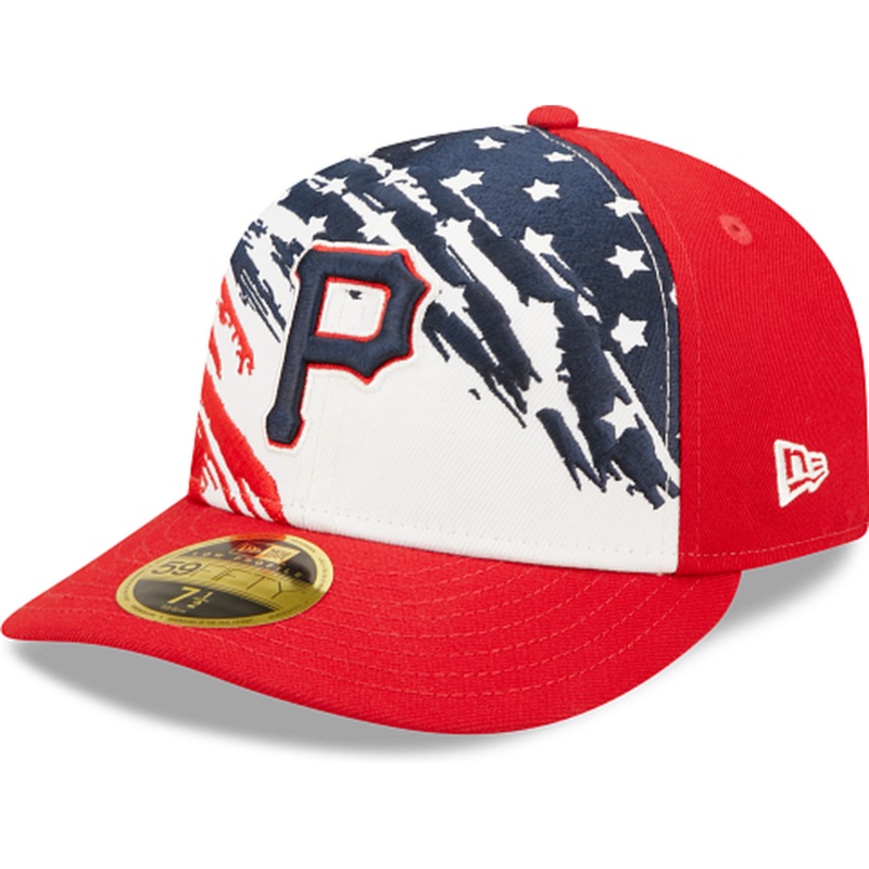 New Era  Pittsburgh Pirates Independence Day 2022 Low Profile 59FIFTY Fitted Hat