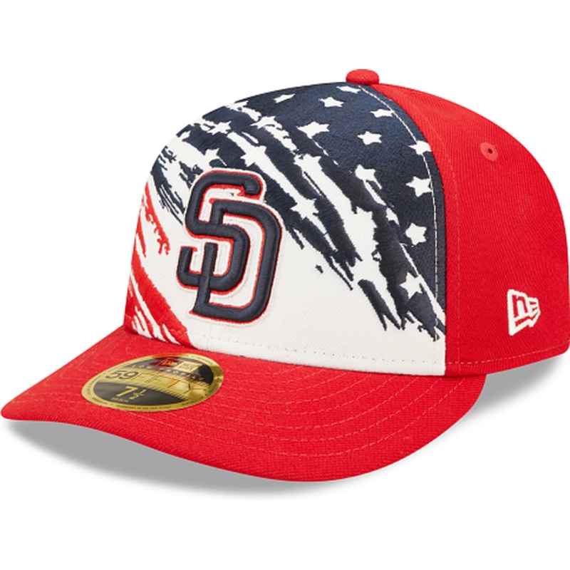 New Era  San Diego Padres Independence Day 2022 Low Profile 59FIFTY Fitted Hat
