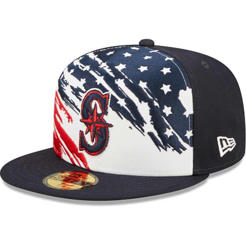 New Era  Seattle Mariners Independence Day 2022 59FIFTY Fitted Hat