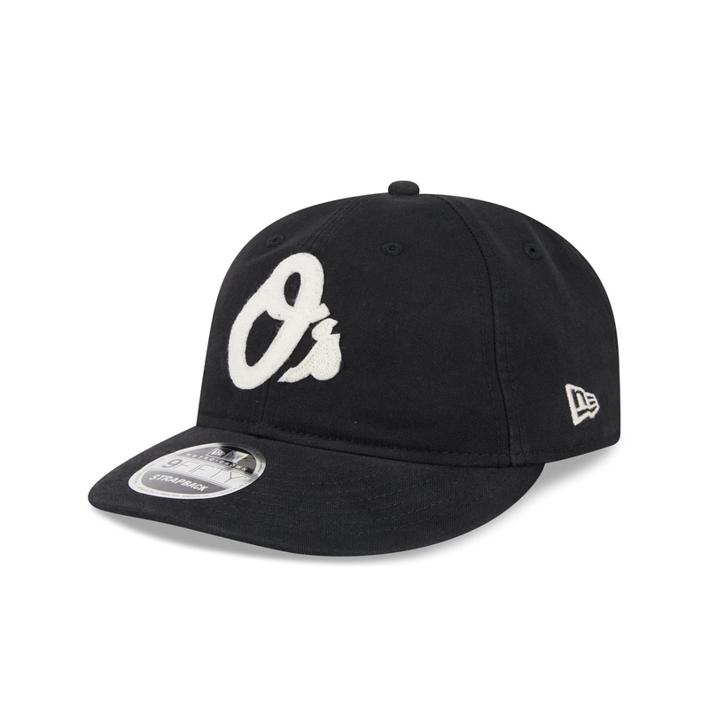 Baltimore Orioles Canvas Felt Retro Crown 9FIFTY Adjustable Hat