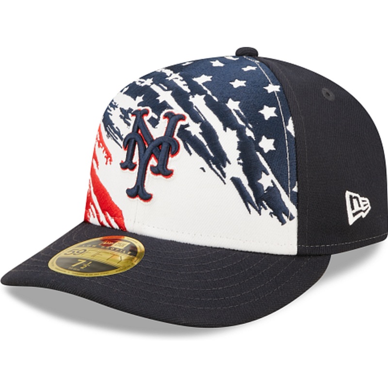 New Era  New York Mets Independence Day 2022 Low Profile 59FIFTY Fitted Hat