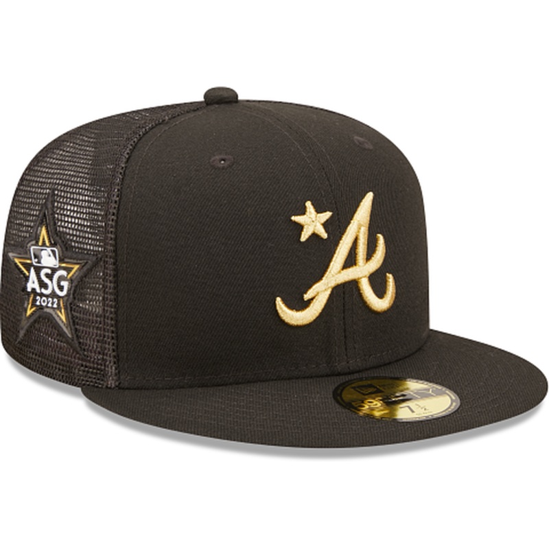 New Era  Atlanta Braves 2022 All-Star Game Black/Gold 59FIFTY Fitted Hat