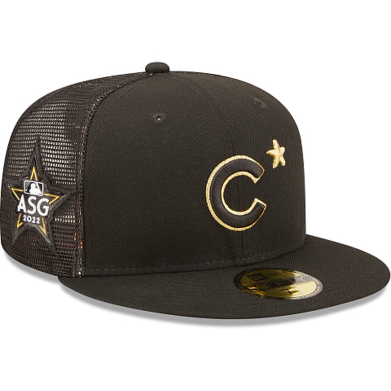 New Era  Chicago Cubs 2022 All-Star Game Black/Gold 59FIFTY Fitted Hat