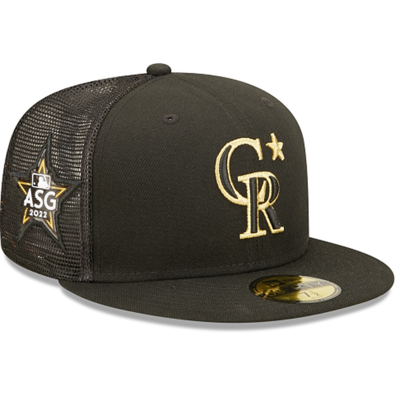 New Era  Colorado Rockies 2022 All-Star Game Black/Gold 59FIFTY Fitted Hat