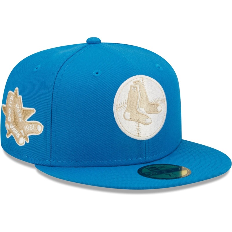 New Era Blue Stone Boston Red Sox 1961 All-Star Game Undervisor 59FIFTY Fitted Hat