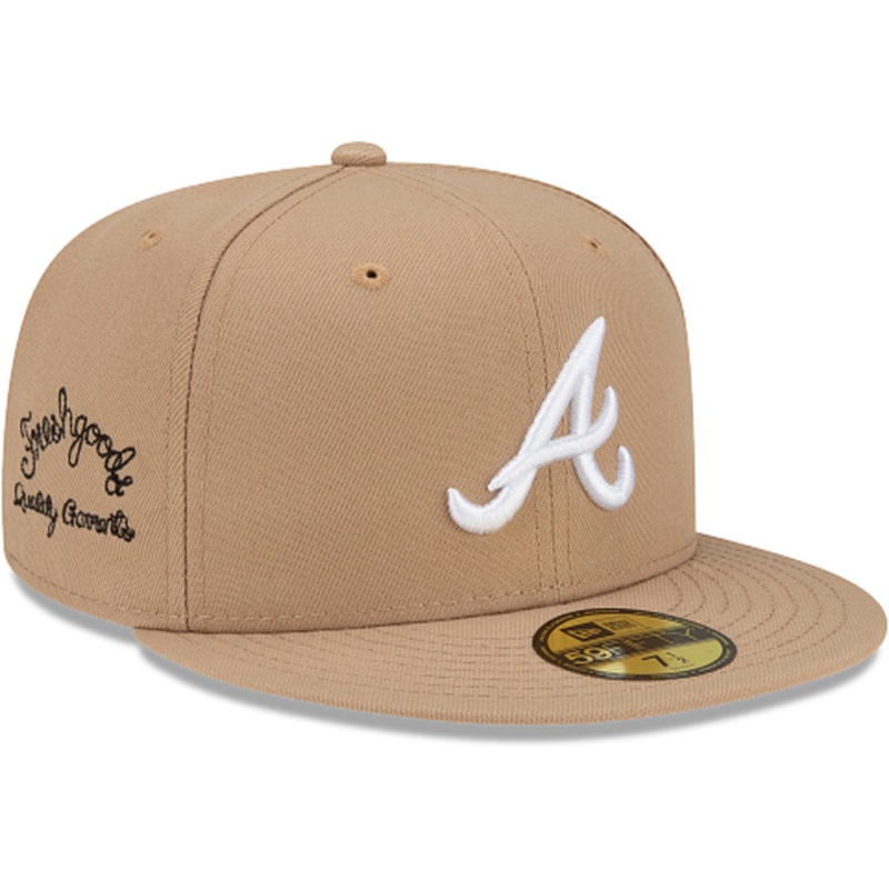 New Era  Joe Freshgoods X Atlanta Braves Camel 2022 59FIFTY Fitted Hat