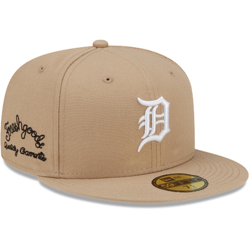 New Era  Joe Freshgoods X Detroit Tigers Camel 2022 59FIFTY Fitted Hat