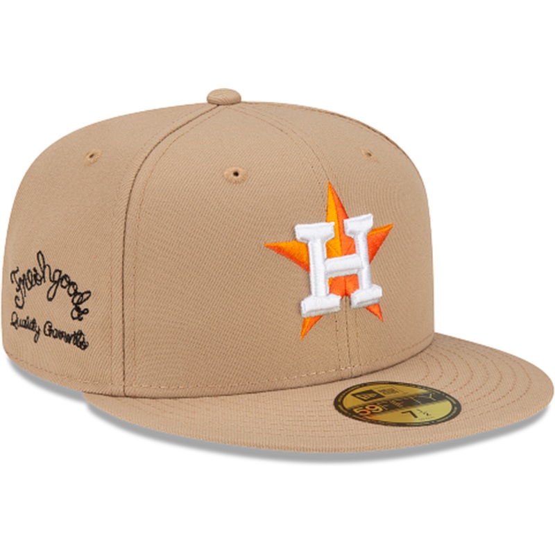 New Era  Joe Freshgoods X Houston Astros Camel 2022 59FIFTY Fitted Hat