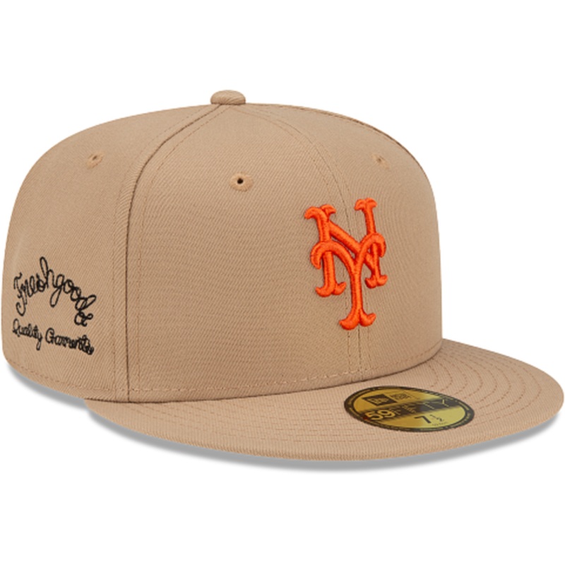 New Era  Joe Freshgoods X New York Mets Camel 2022 59FIFTY Fitted Hat