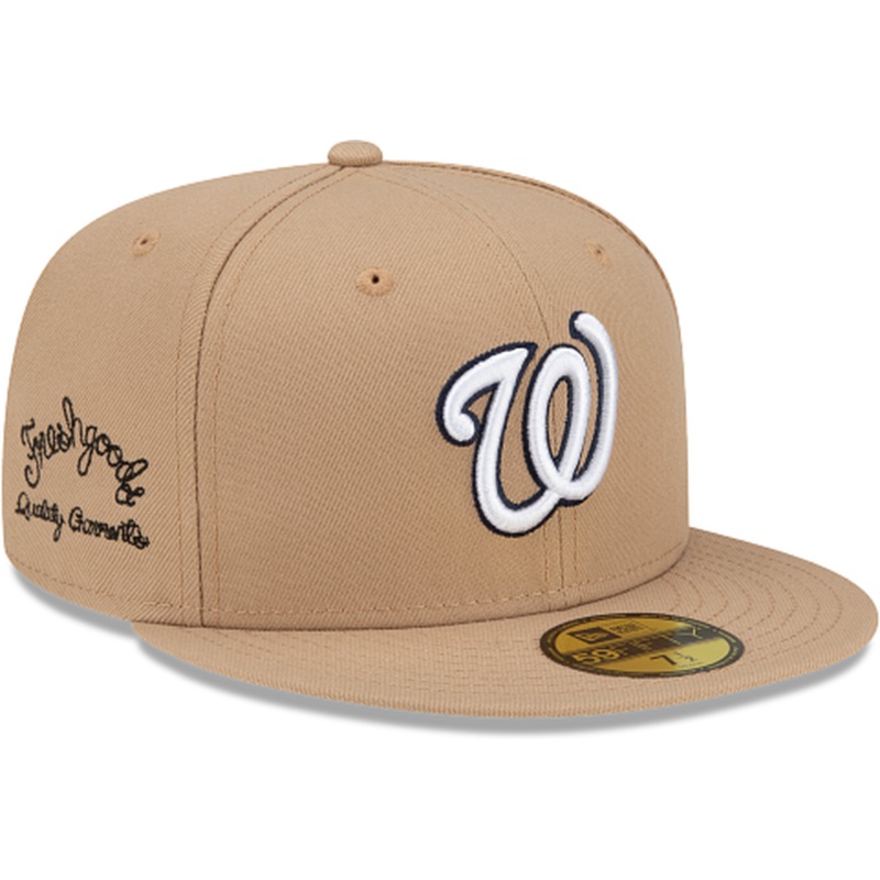 New Era  Joe Freshgoods X Washington Nationals Camel 2022 59FIFTY Fitted Hat