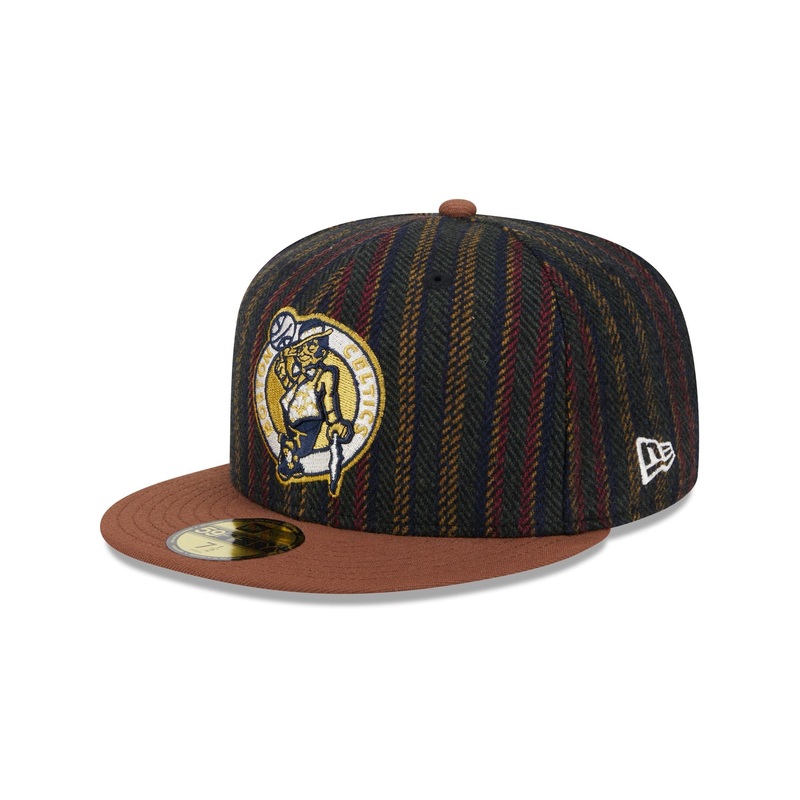Boston Celtics Vintage Herringbone 59FIFTY Fitted Hat