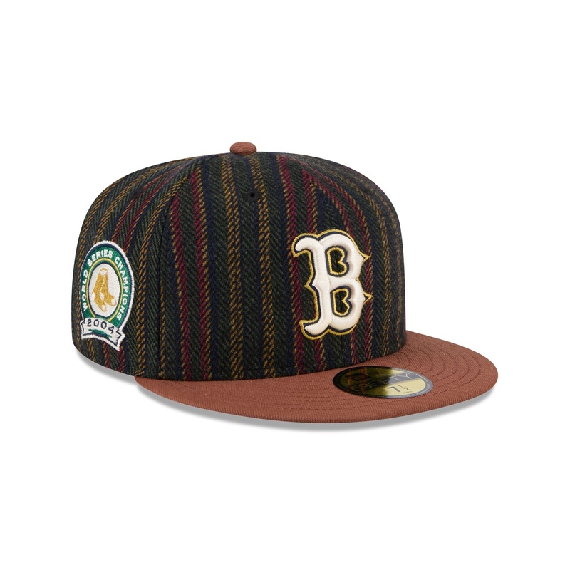 Boston Red Sox Vintage Herringbone 59FIFTY Fitted Hat