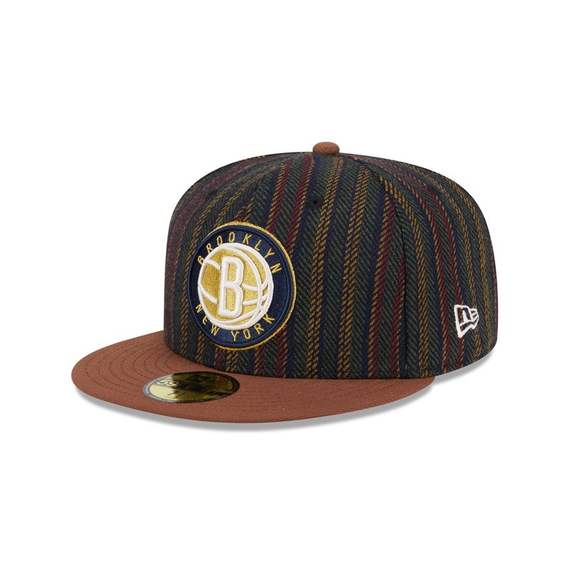 Brooklyn Nets Vintage Herringbone 59FIFTY Fitted Hat