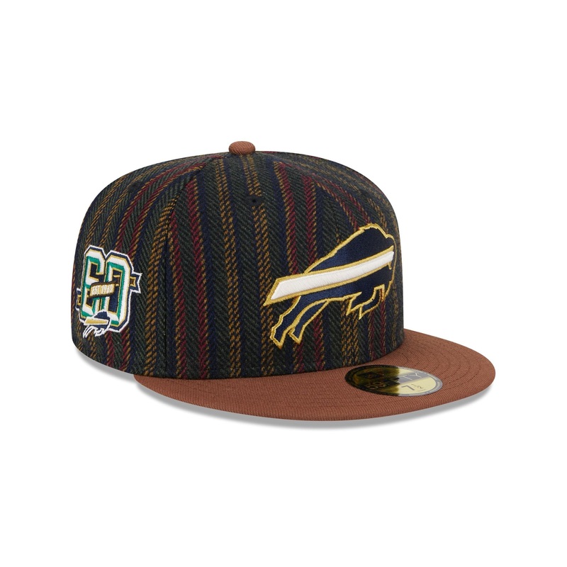 Buffalo Bills Vintage Herringbone 59FIFTY Fitted Hat