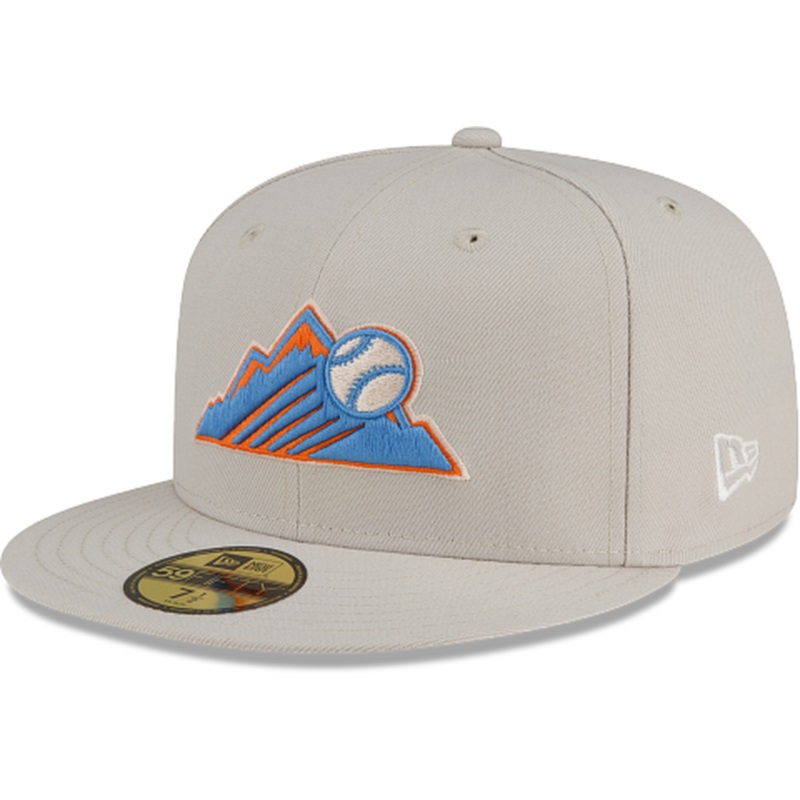 New Era  Colorado Rockies Stone Orange 2022 59FIFTY Fitted Hat