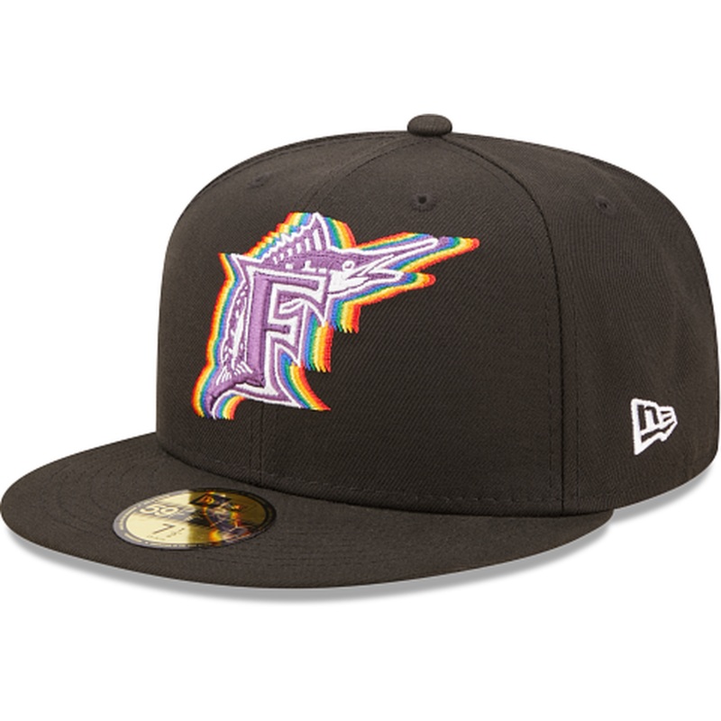 New Era  Florida Marlins Prismatic 2022 59FIFTY Fitted Hat