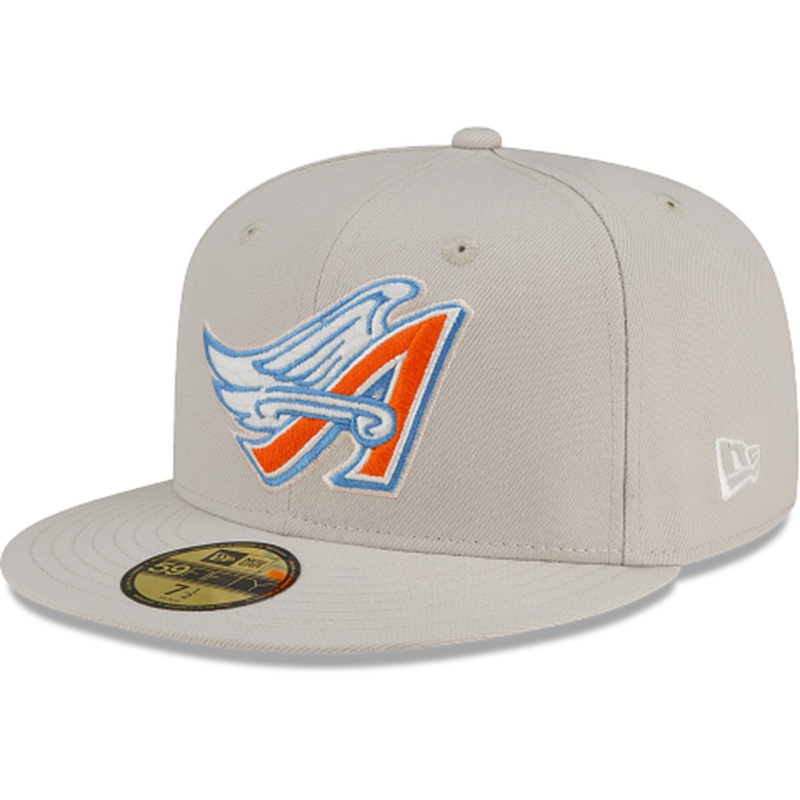 New Era  Los Angeles Angels Stone Orange 2022 59FIFTY Fitted Hat