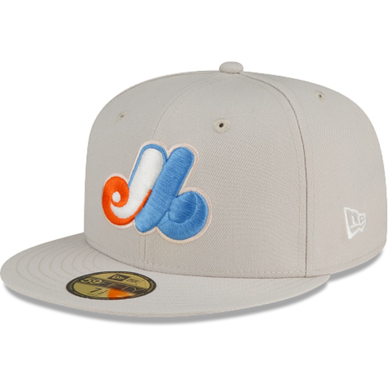 New Era  Montreal Expos Stone Orange 2022 59FIFTY Fitted Hat