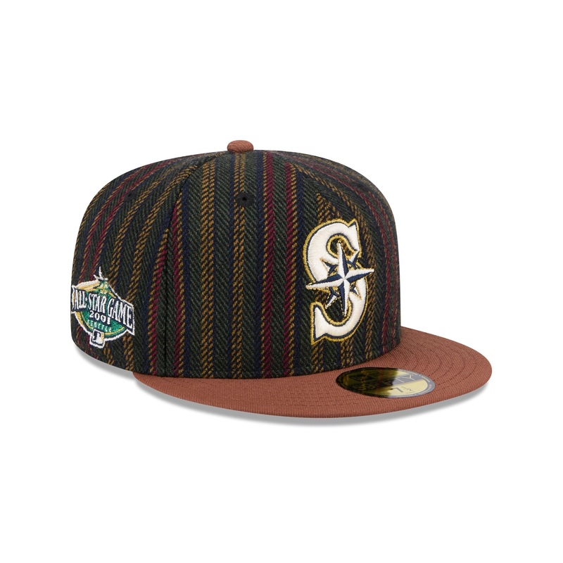 Seattle Mariners Vintage Herringbone 59FIFTY Fitted Hat