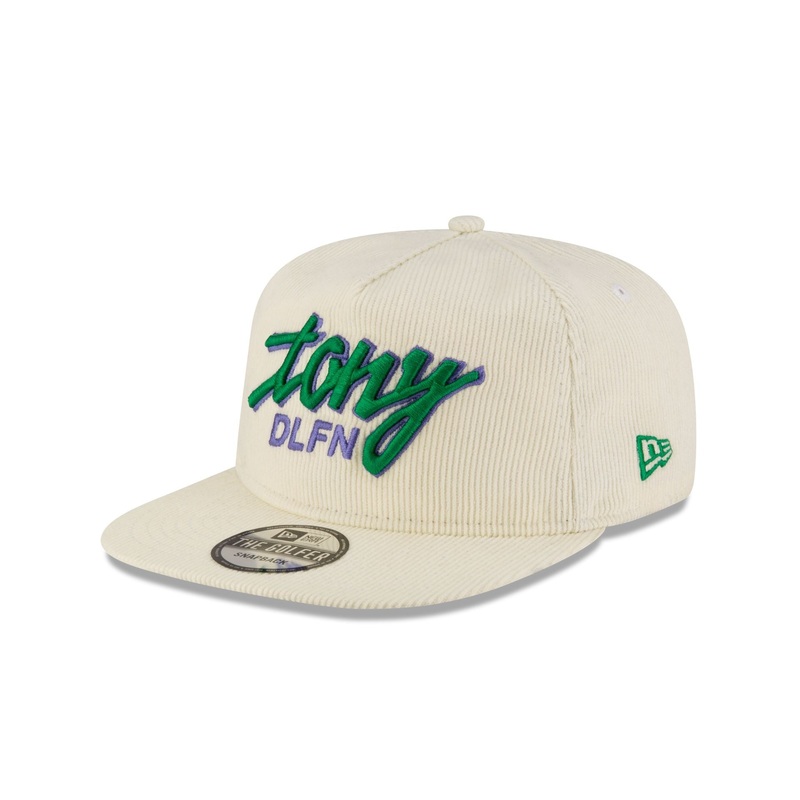 Tony Delfino Chrome Corduroy Golfer Hat