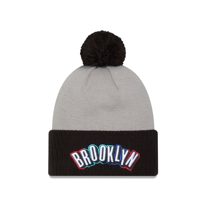 Brooklyn Nets 2024 City Edition Pom Knit Hat