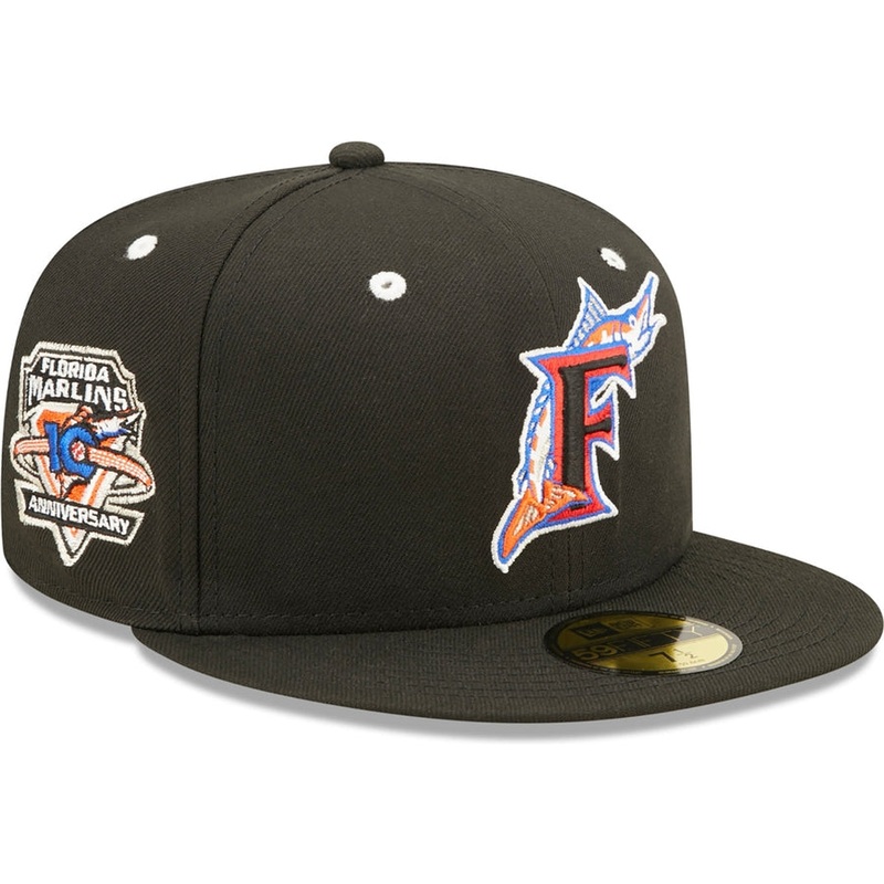 New Era x Lids HD Florida Marlins Moon Man 59FIFTY Fitted Cap
