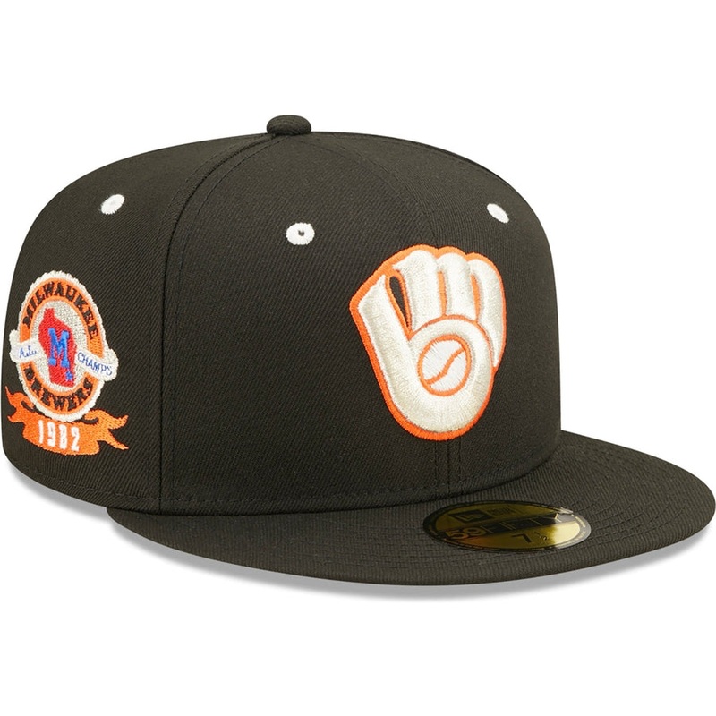 New Era x Lids HD Milwaukee Brewers Moon Man 59FIFTY Fitted Cap
