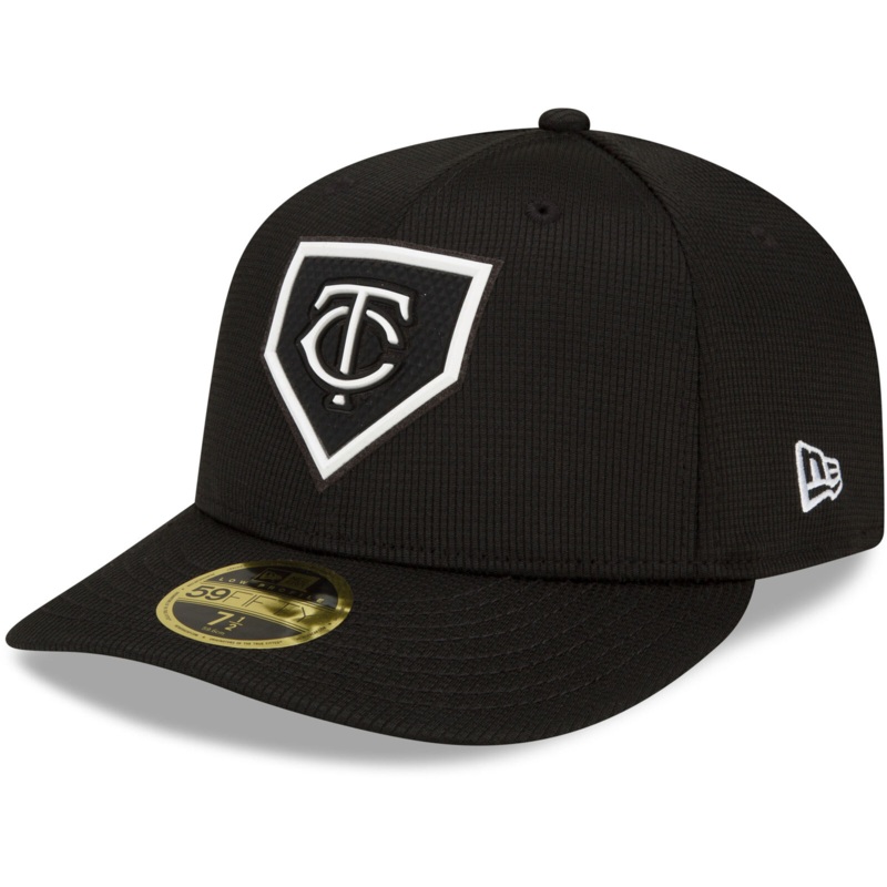 New Era Black Minnesota Twins 2022 Clubhouse Low Profile 59FIFTY Fitted Hat
