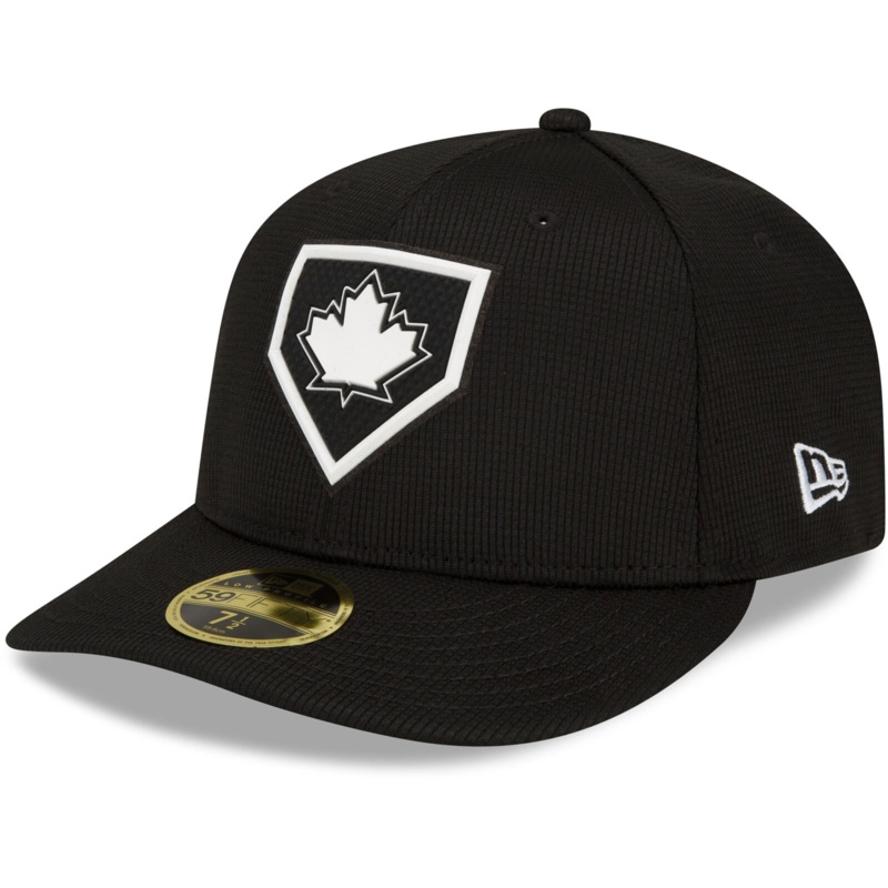 New Era Black Toronto Blue Jays 2022 Clubhouse Alternate Logo Low Profile 59FIFTY Fitted Hat