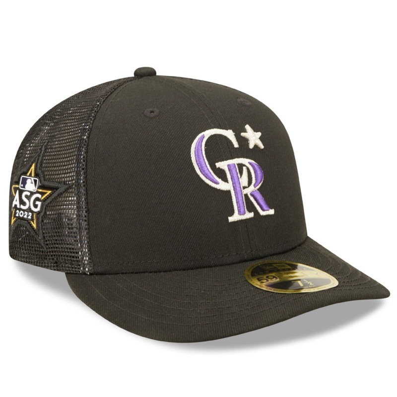 New Era Black Colorado Rockies 2022 MLB All-Star Game Workout Low Profile 59FIFTY Fitted Hat