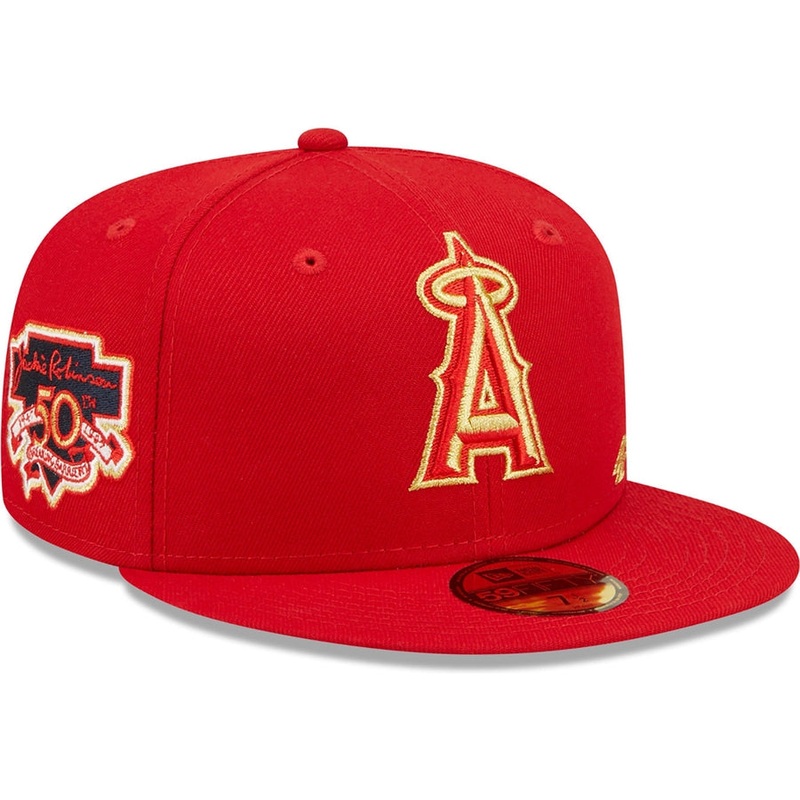 New Era x Lids HD Anaheim Angels Thank You Jackie 2.0 59FIFTY Fitted Cap