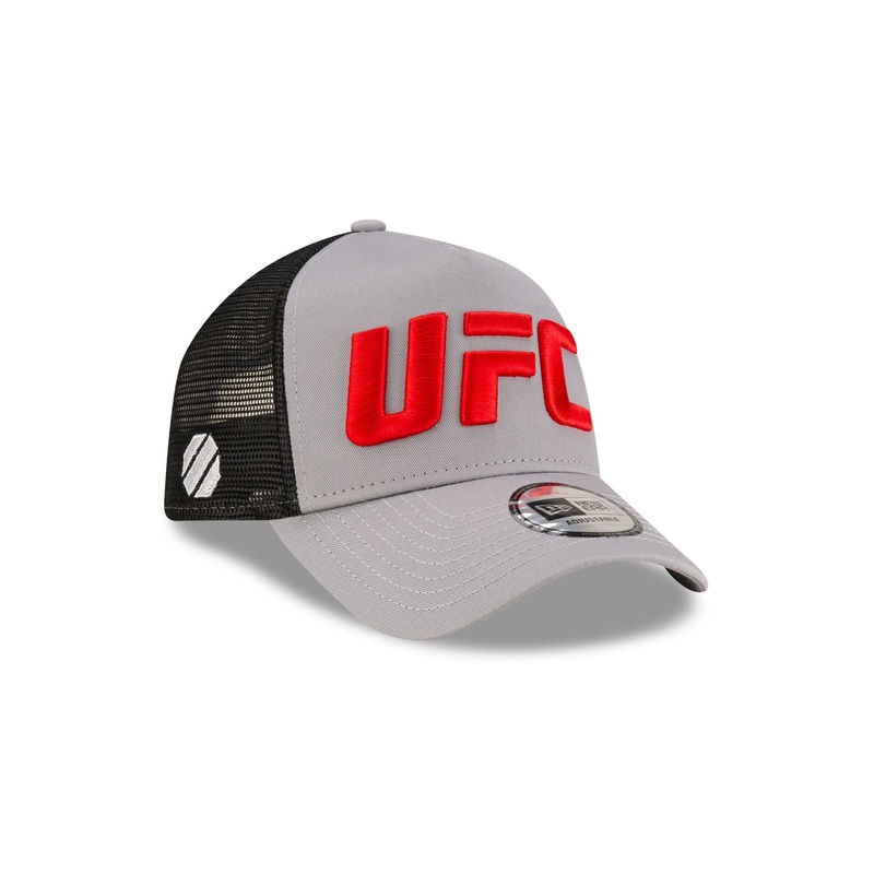 UFC Holiday Gray 9FORTY A-Frame Trucker Hat