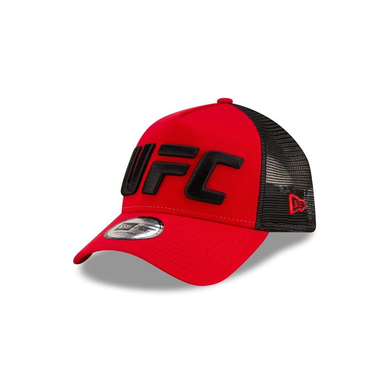 UFC Holiday Red 9FORTY A-Frame Trucker Hat