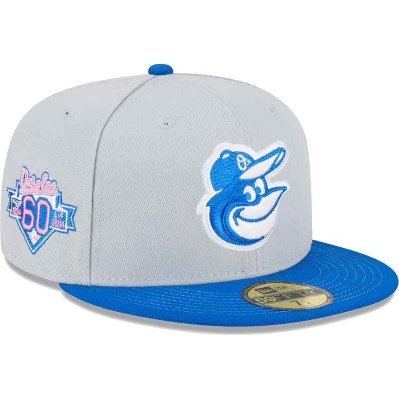 New Era Baltimore Orioles Gray/Blue Dolphin 2023 59FIFTY Fitted Hat