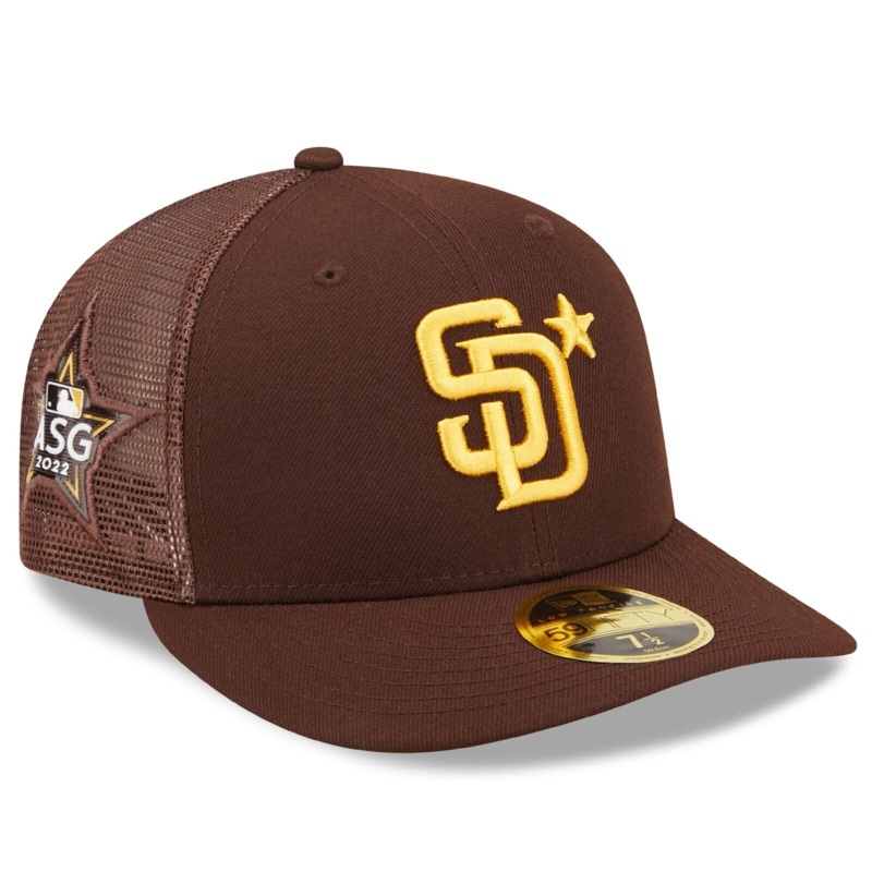 New Era Brown San Diego Padres 2022 MLB All-Star Game Workout Low Profile 59FIFTY Fitted Hat