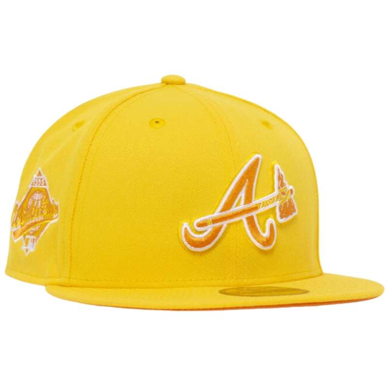 New Era Atlanta Braves Yellow “Brunch Pack” 59FIFTY Fitted Hat