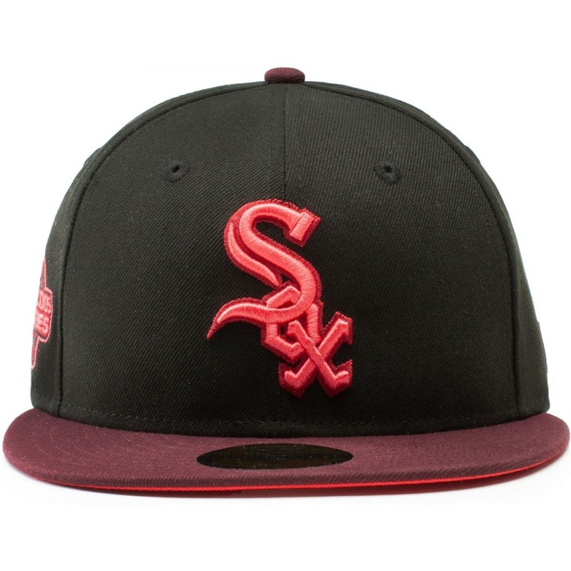 New Era Chicago White Sox Black/Maroon 2005 World Series 59FIFTY Fitted Hat