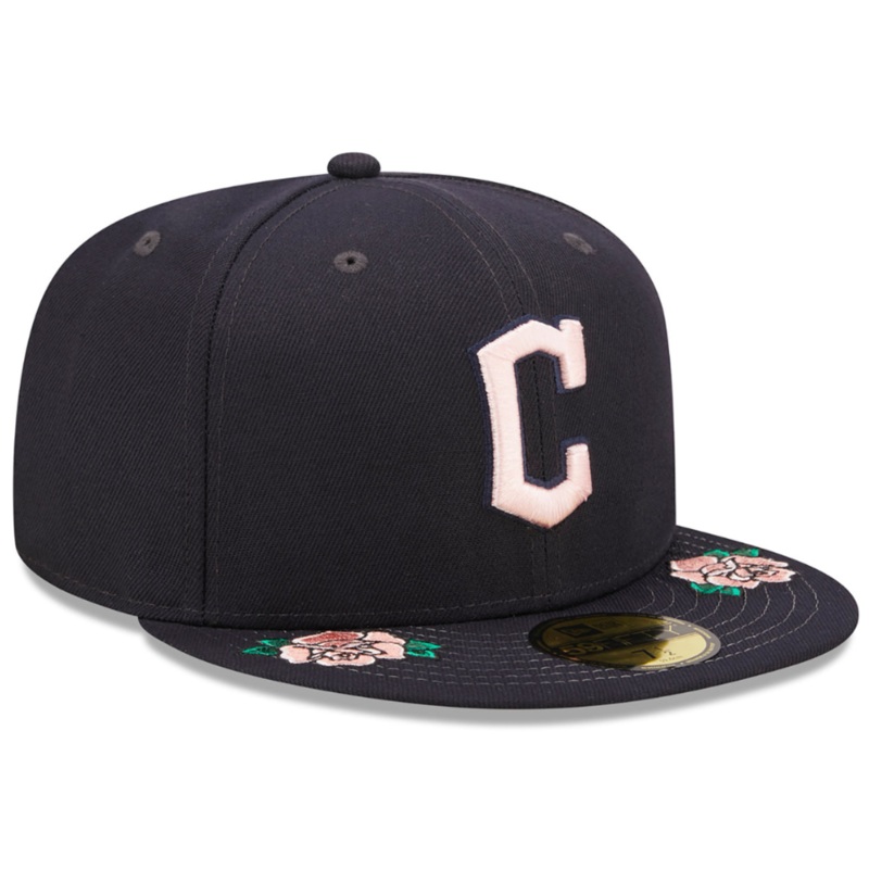 New Era x Lids HD Cleveland Guardians Double Rose 59FIFTY Fitted Cap