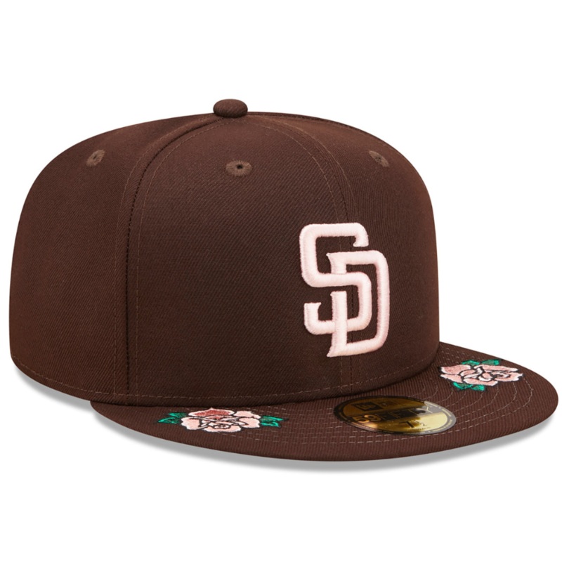 New Era x Lids HD San Diego Padres Double Rose 59FIFTY Fitted Cap