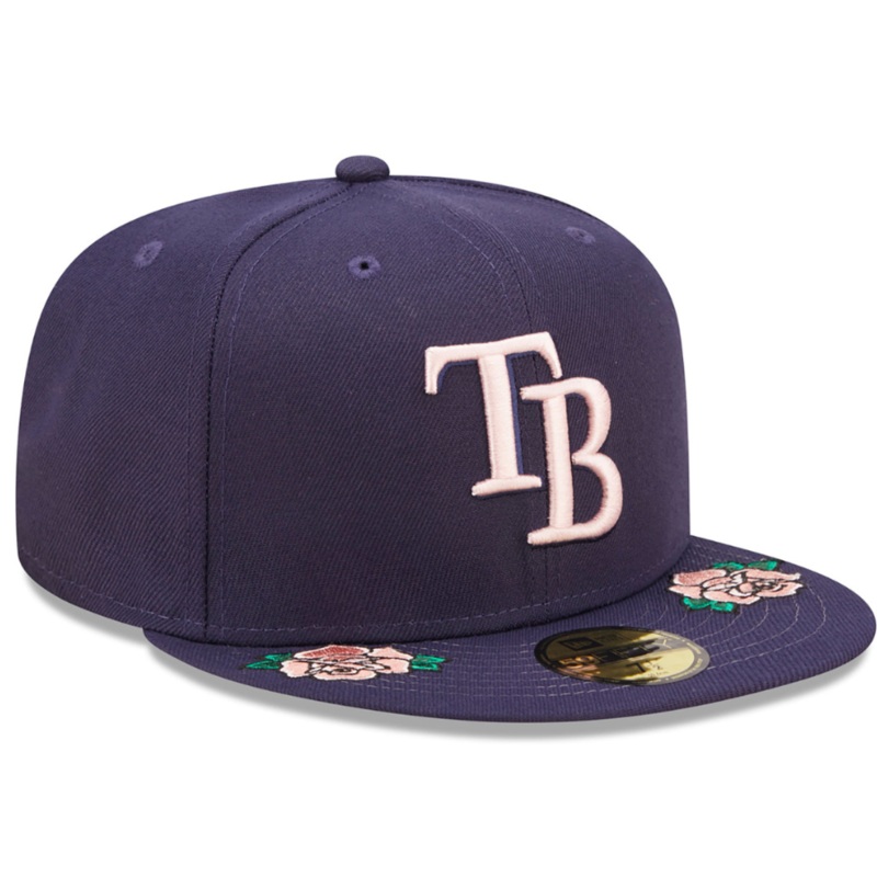 New Era x Lids HD Tampa Bay Rays Double Rose 59FIFTY Fitted Cap