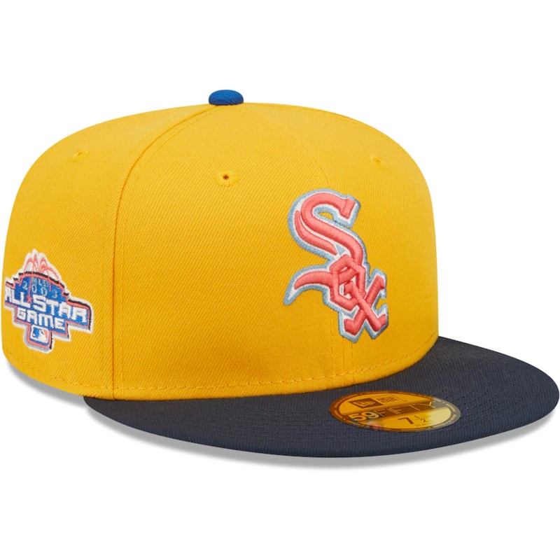 New Era Chicago White Sox Gold/Azure 2003 All-Star Game Undervisor 59FIFTY Fitted Hat