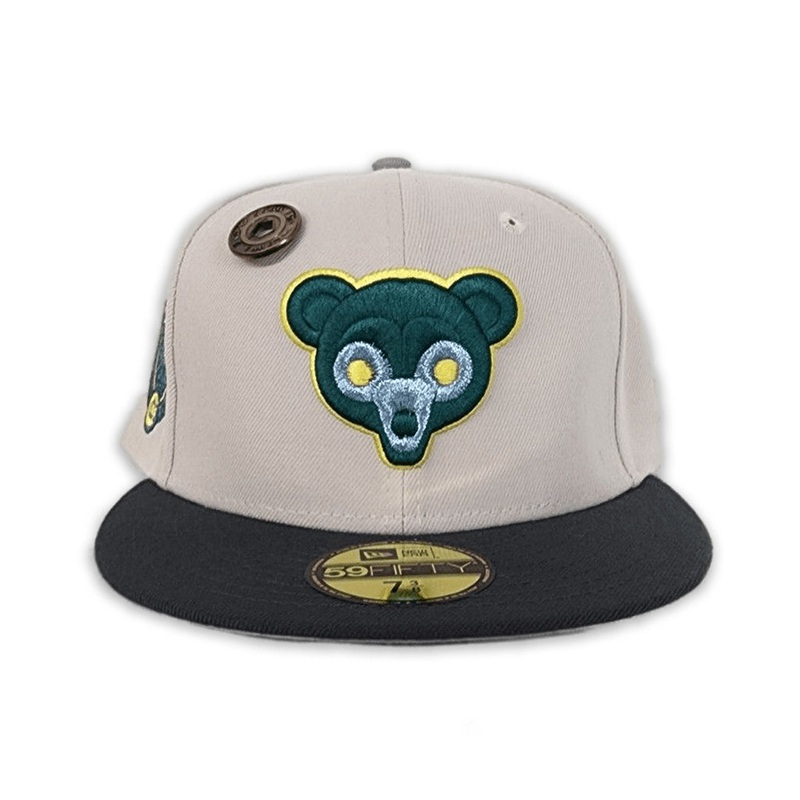 New Era  Chicago Cubs Wrigley Field Stone/Grey UV 59FIFTY Fitted Hat