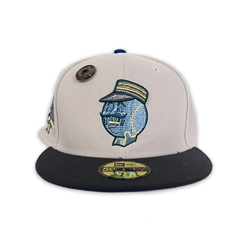 New Era Cincinnati Reds 150th Anniversary Stone/Royal Blue UV 59FIFTY Fitted Hat