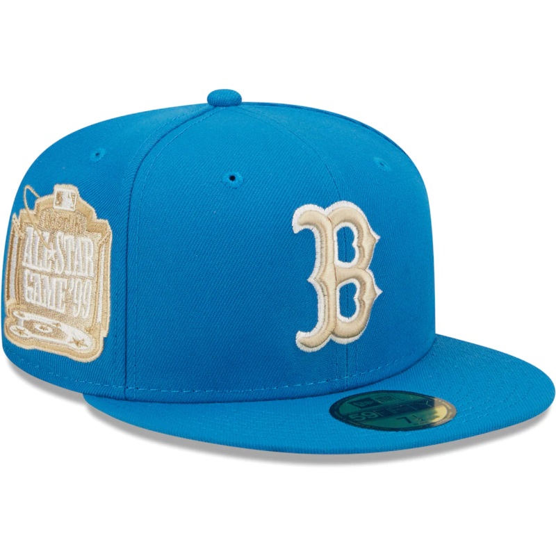 New Era Boston Red Sox Blue Stone 1999 All-Star Game Undervisor 59FIFTY Fitted Hat