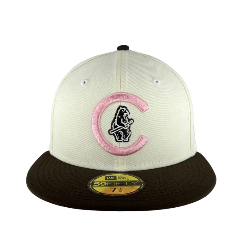 New Era Chicago Cubs 1908 World Series Chrome/Walnut 59FIFTY Fitted Hat