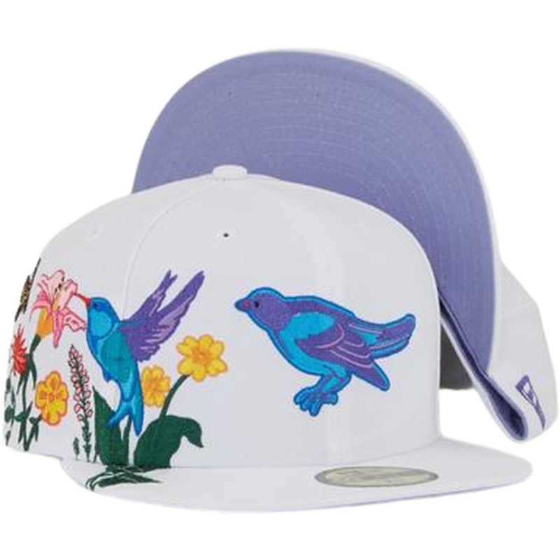 New Era Baltimore Orioles “White Blooming” Lavender Undervisor 59FIFTY Fitted Hat