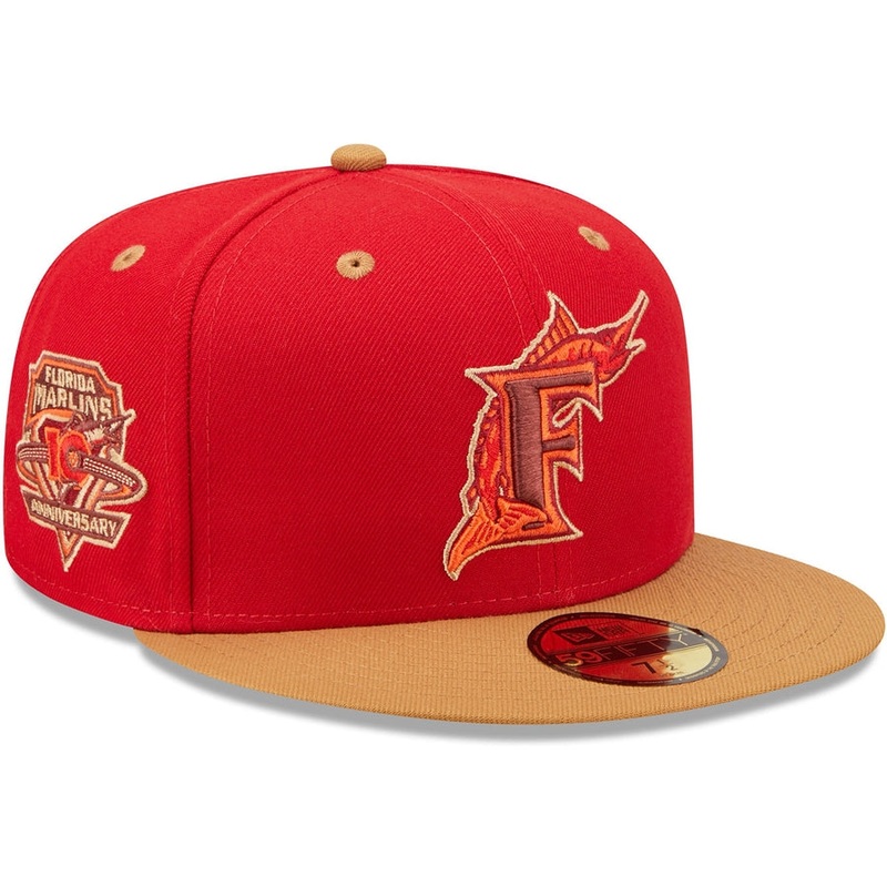 New Era x Lids HD  Florida Marlins Red Rock 2022 59FIFTY Fitted Cap