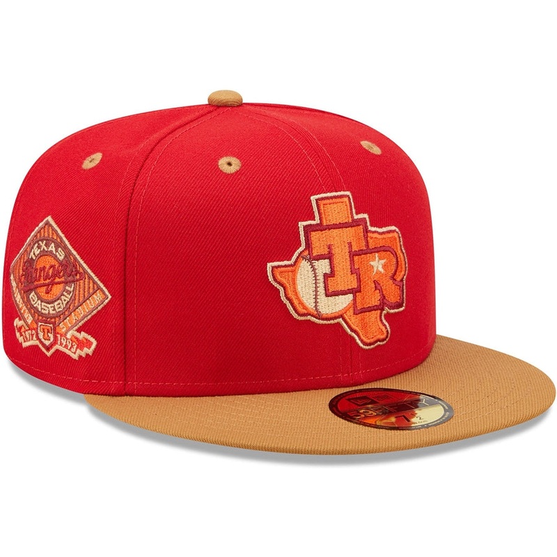 New Era x Lids HD  Texas Rangers Red Rock 2022 59FIFTY Fitted Cap
